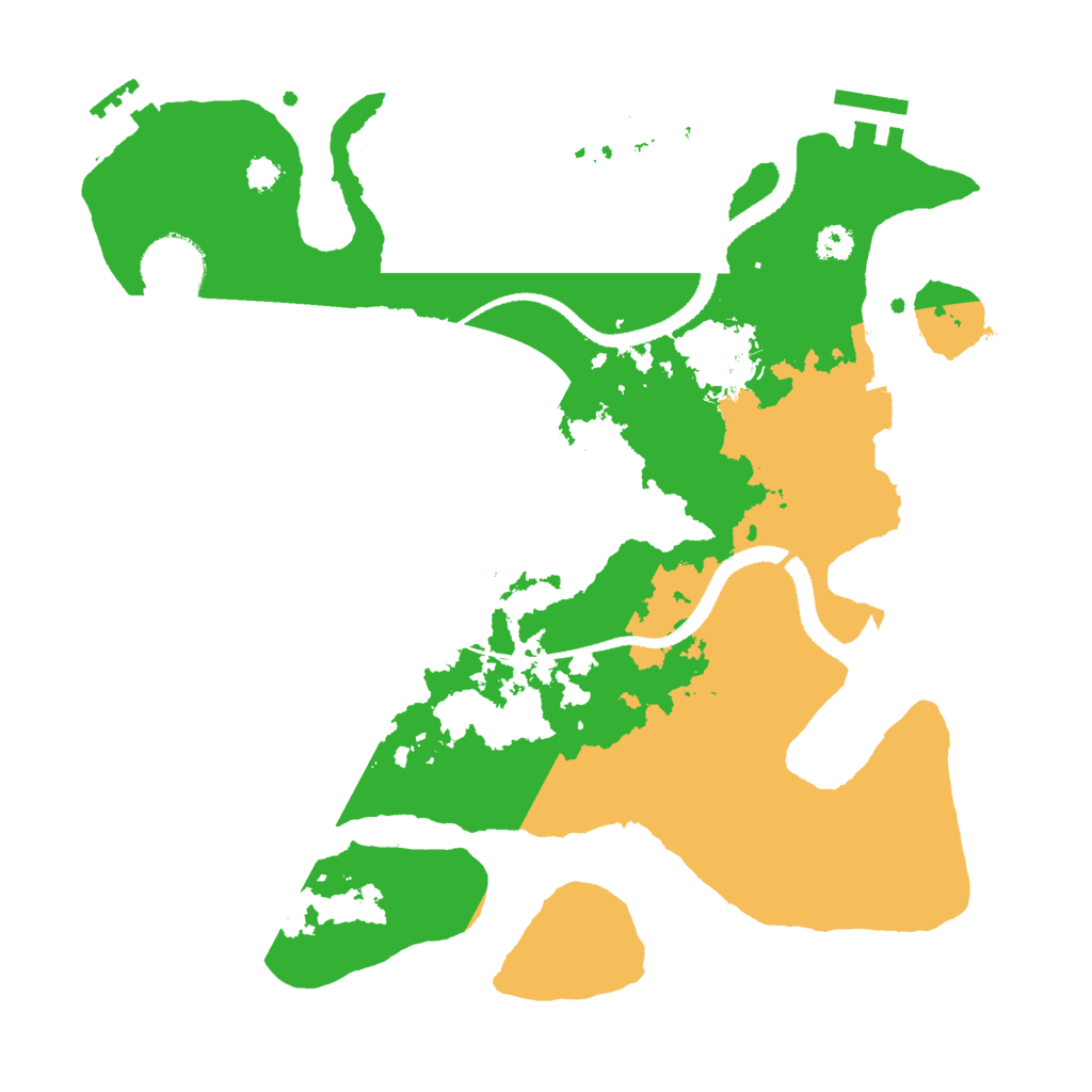 Biome Rust Map: Procedural Map, Size: 3000, Seed: 85323545