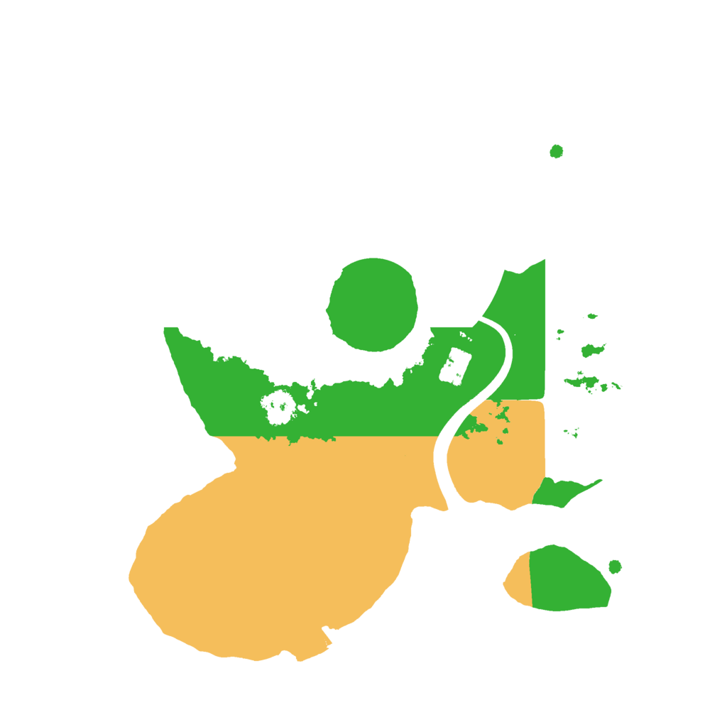 Biome Rust Map: Procedural Map, Size: 2200, Seed: 15