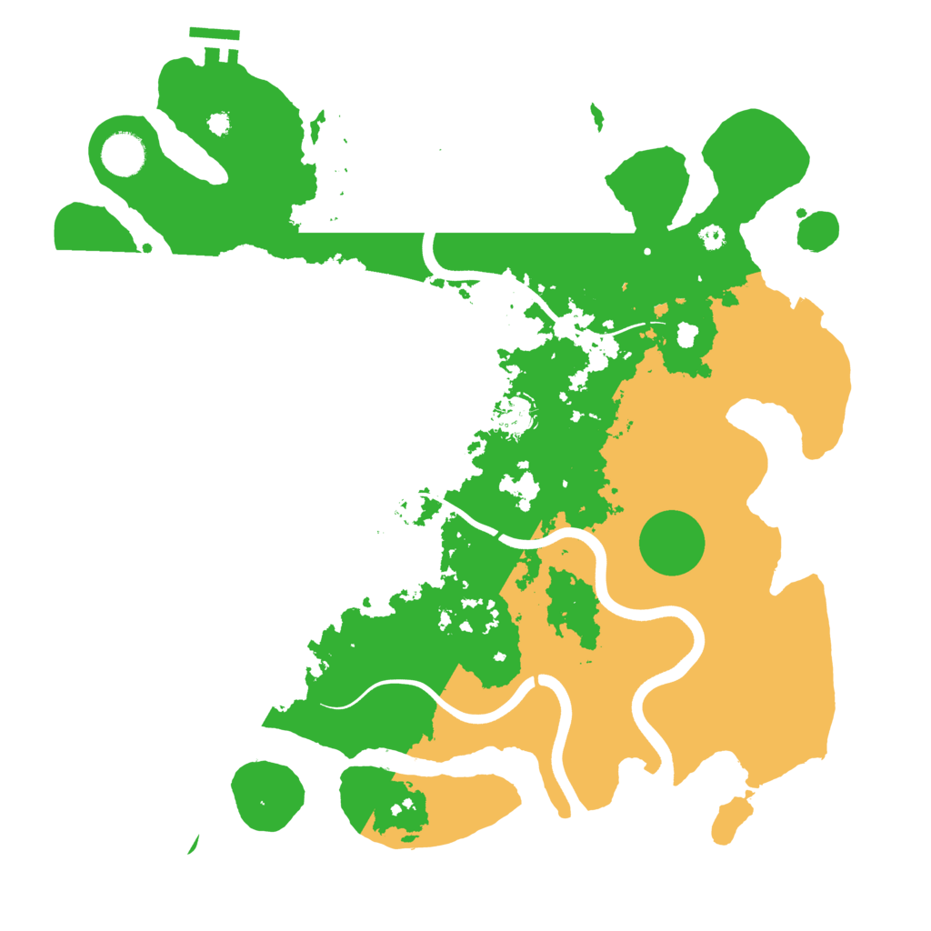 Biome Rust Map: Procedural Map, Size: 3750, Seed: 893382209