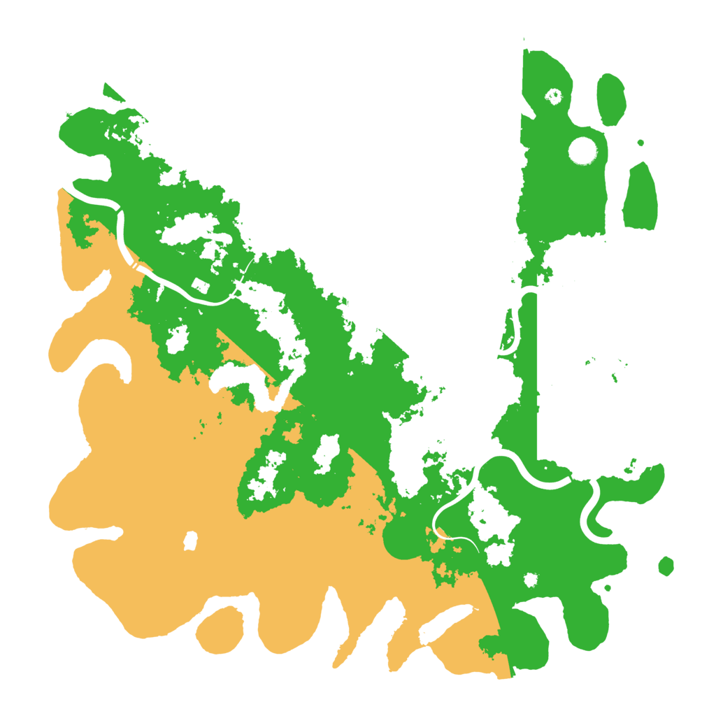 Biome Rust Map: Procedural Map, Size: 4499, Seed: 100272