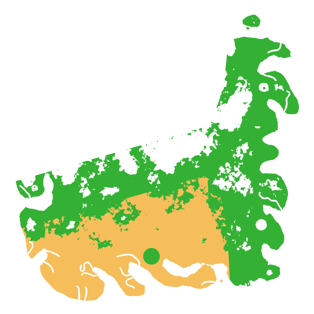 Biome Rust Map: Procedural Map, Size: 5000, Seed: 1288936130