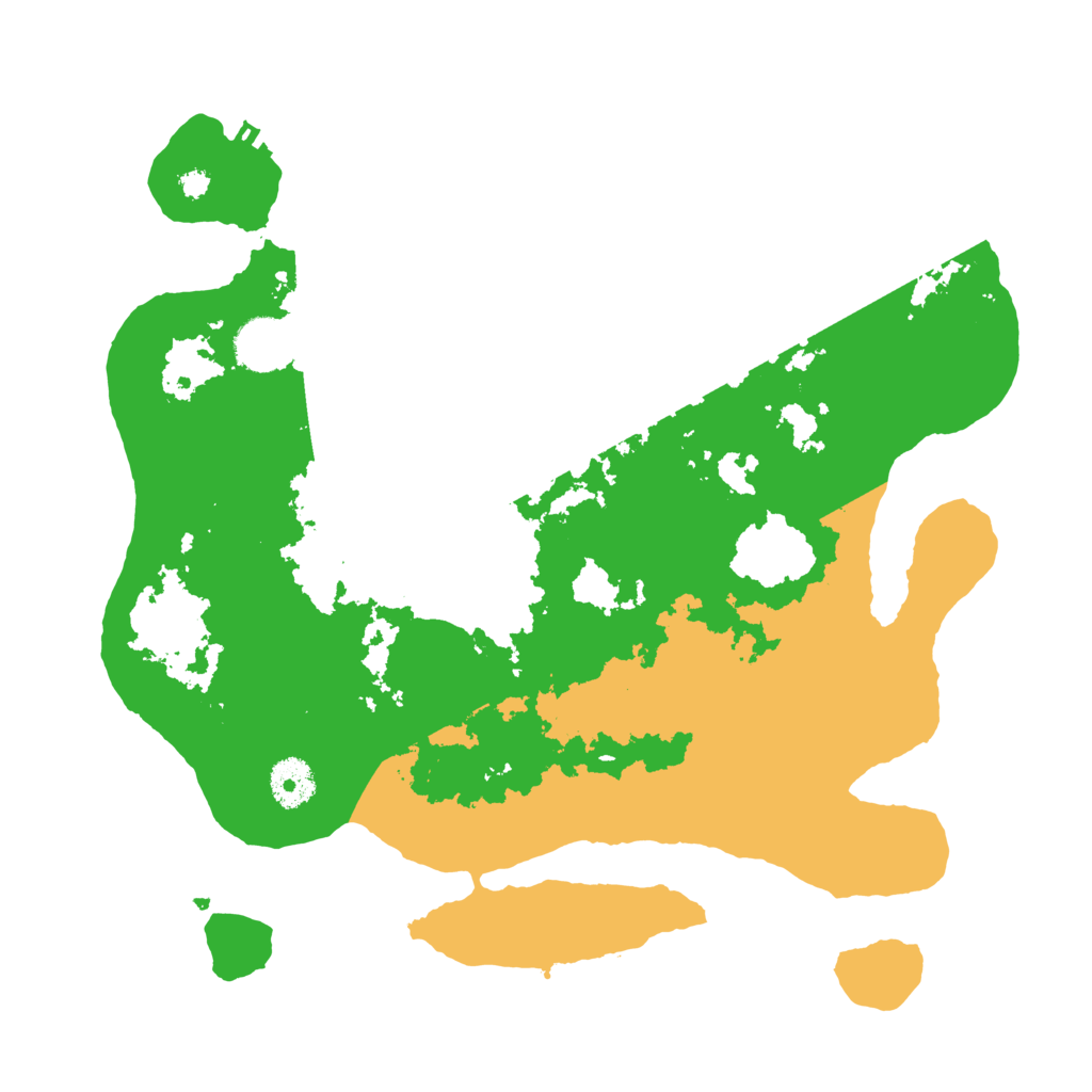 Biome Rust Map: Procedural Map, Size: 3500, Seed: 197853