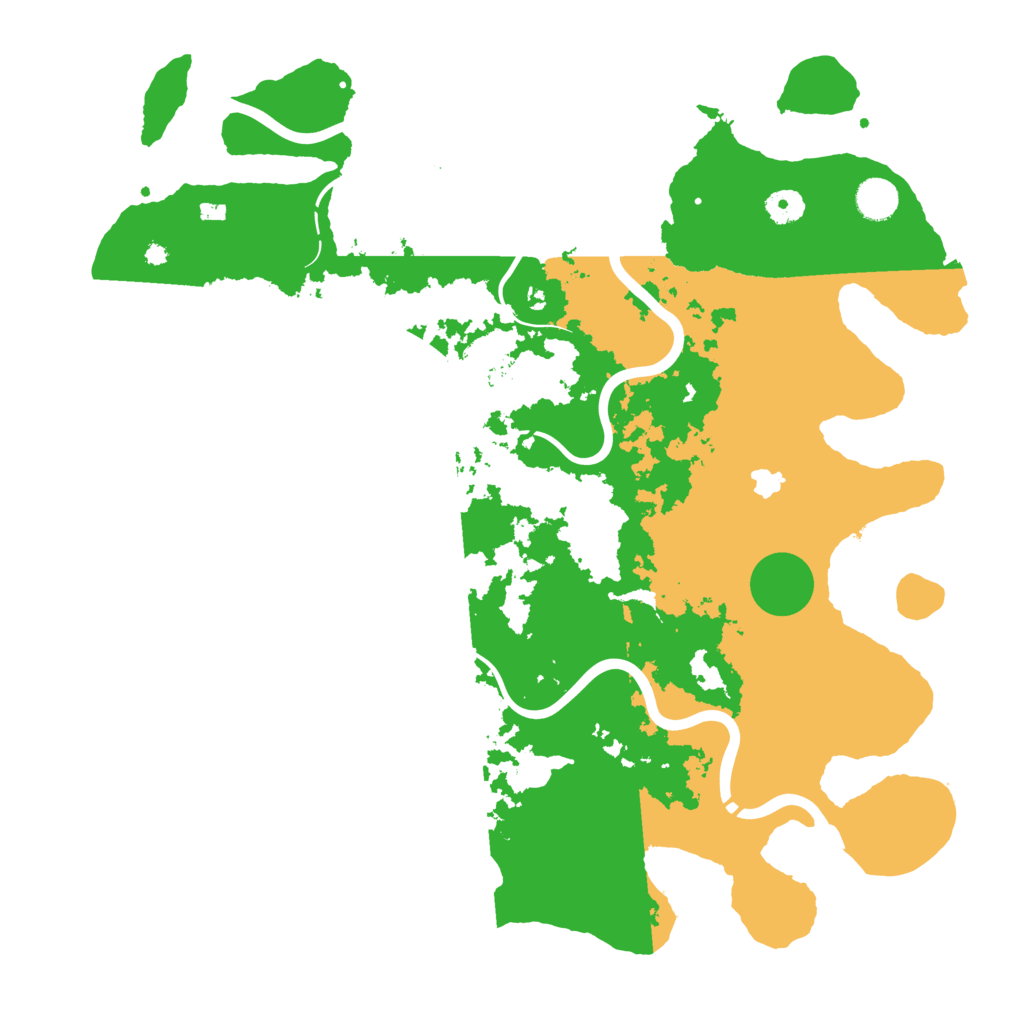 Biome Rust Map: Procedural Map, Size: 4250, Seed: 496446100