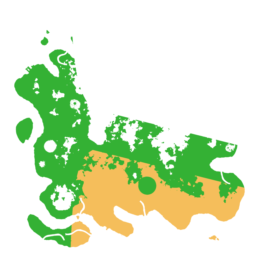 Biome Rust Map: Procedural Map, Size: 3900, Seed: 4356578