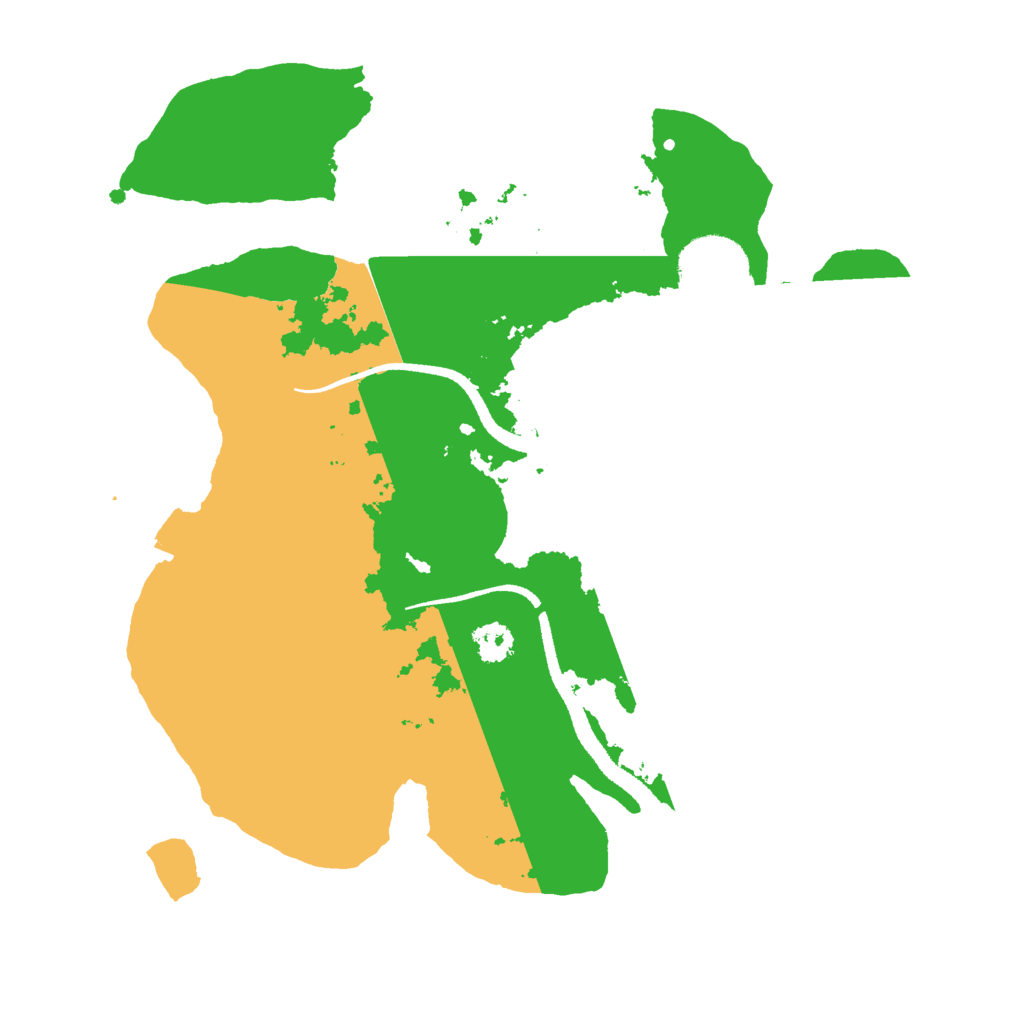 Biome Rust Map: Procedural Map, Size: 2632, Seed: 142