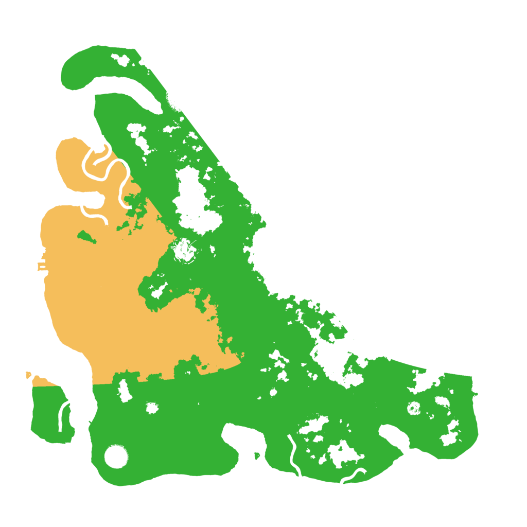 Biome Rust Map: Procedural Map, Size: 3950, Seed: 2068984826