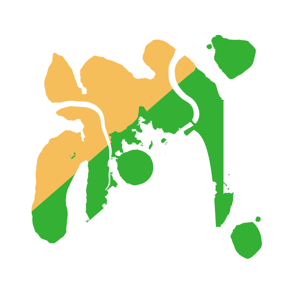 Biome Rust Map: Procedural Map, Size: 2250, Seed: 190654582