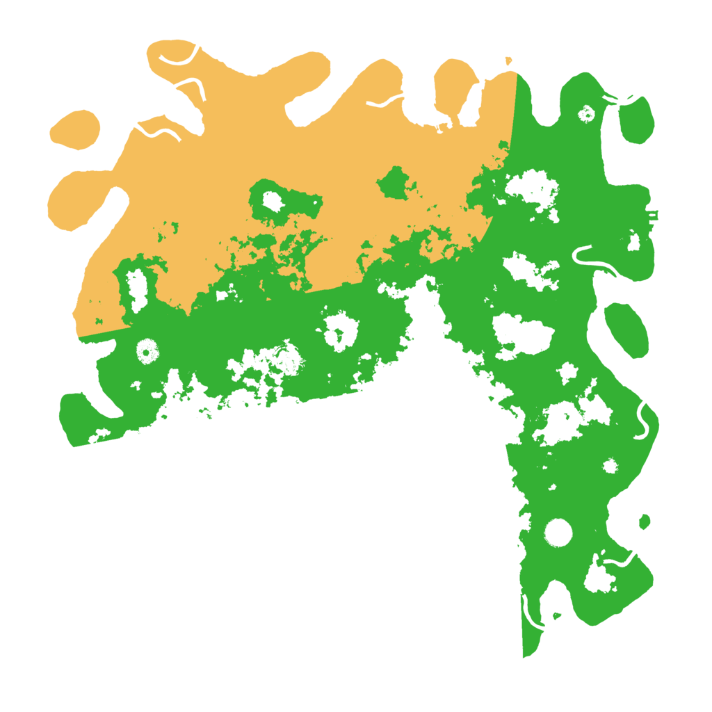 Biome Rust Map: Procedural Map, Size: 4500, Seed: 975573