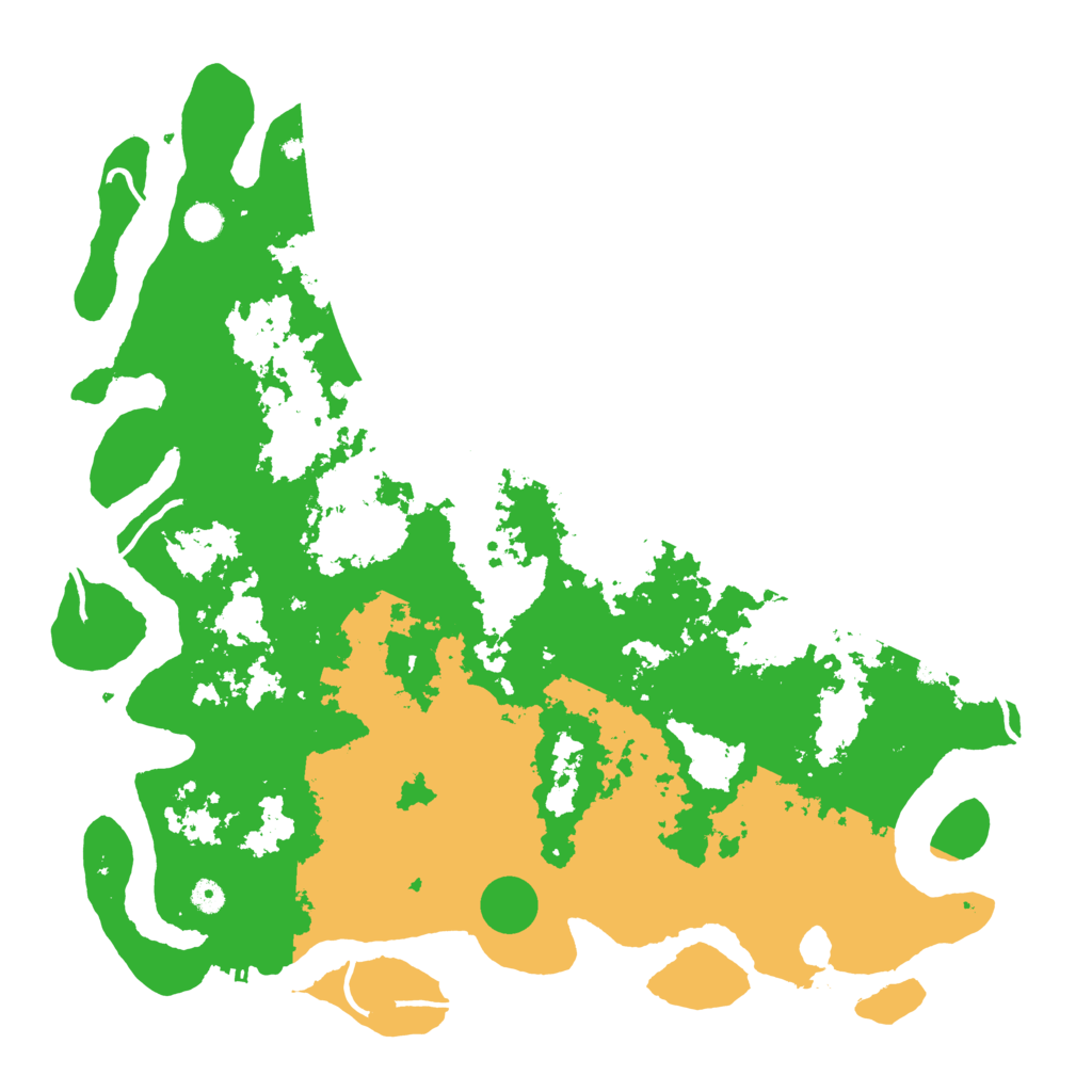 Biome Rust Map: Procedural Map, Size: 5000, Seed: 17052077