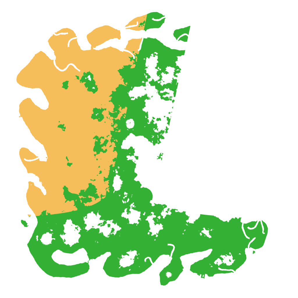 Biome Rust Map: Procedural Map, Size: 5000, Seed: 61402073