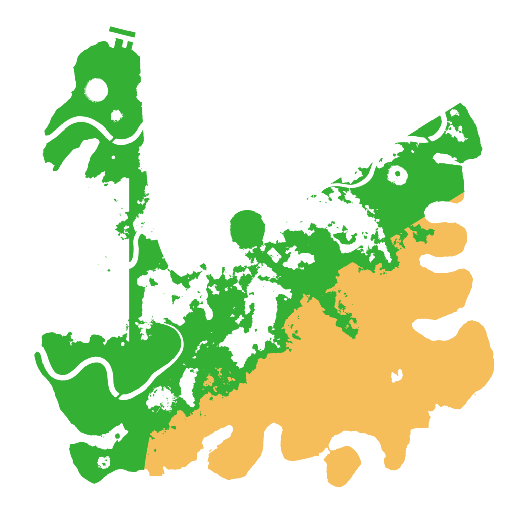 Biome Rust Map: Procedural Map, Size: 4000, Seed: 548798