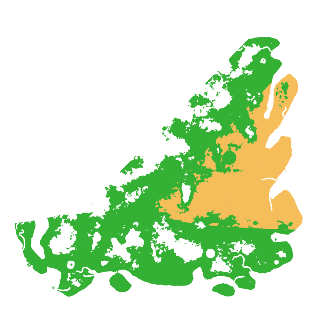Biome Rust Map: Procedural Map, Size: 6000, Seed: 323611