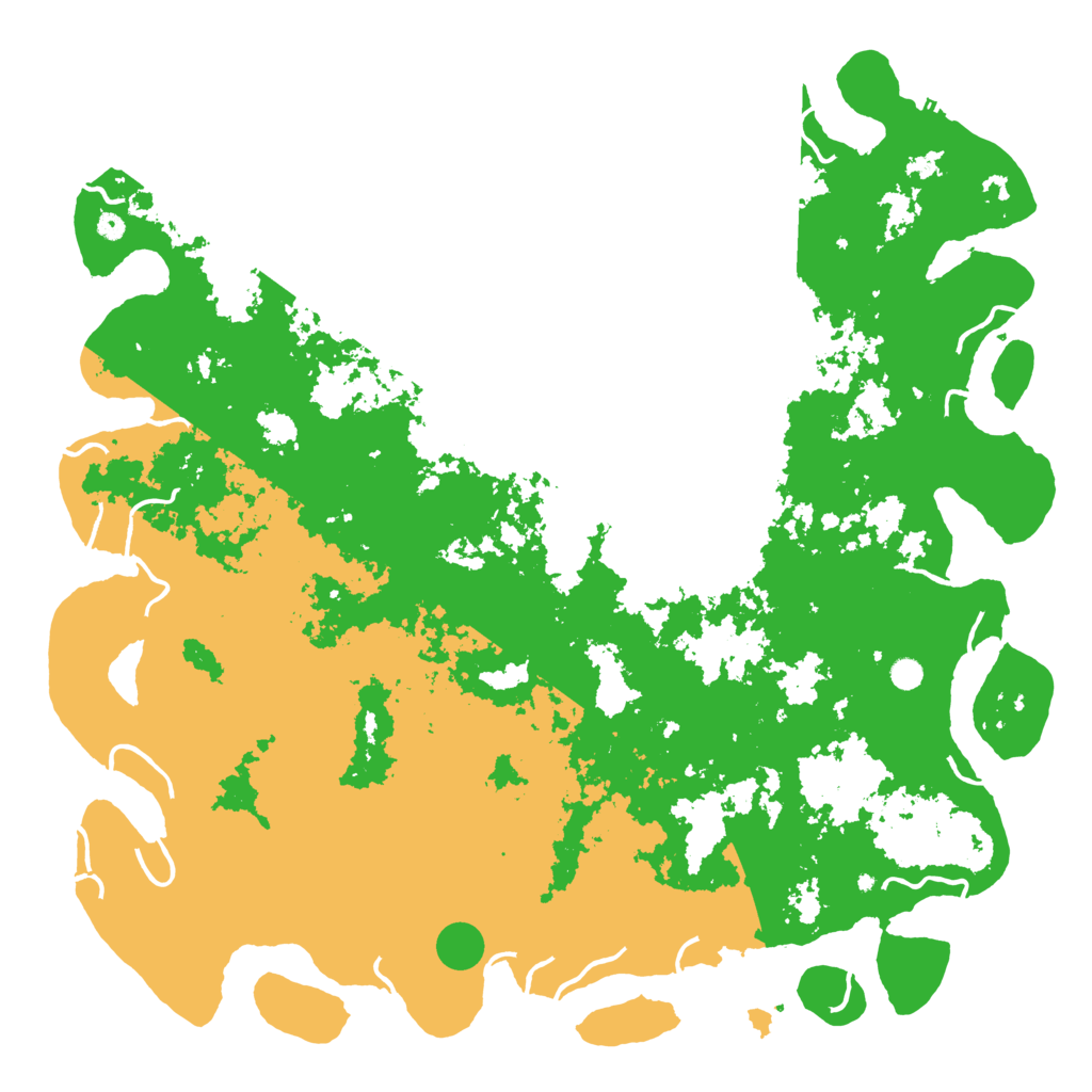 Biome Rust Map: Procedural Map, Size: 6000, Seed: 54355363