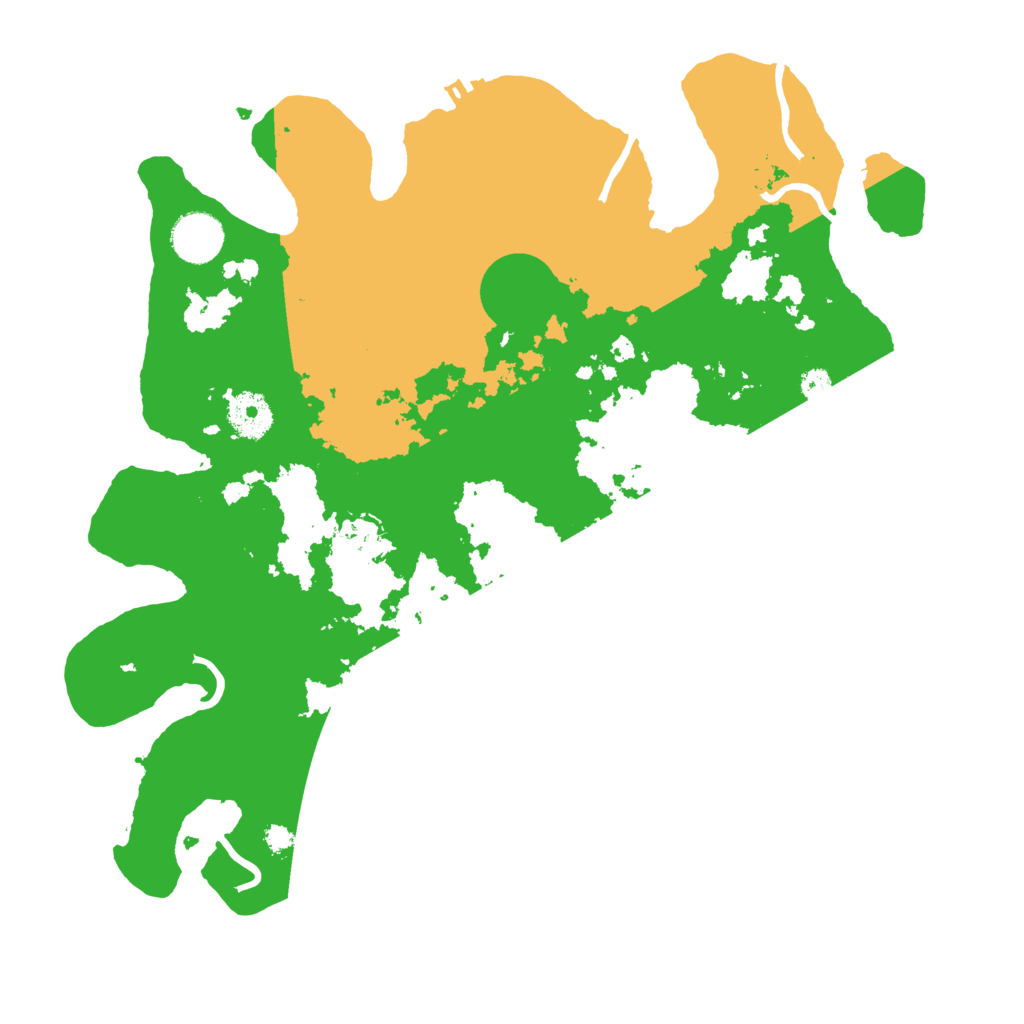 Biome Rust Map: Procedural Map, Size: 3500, Seed: 653520