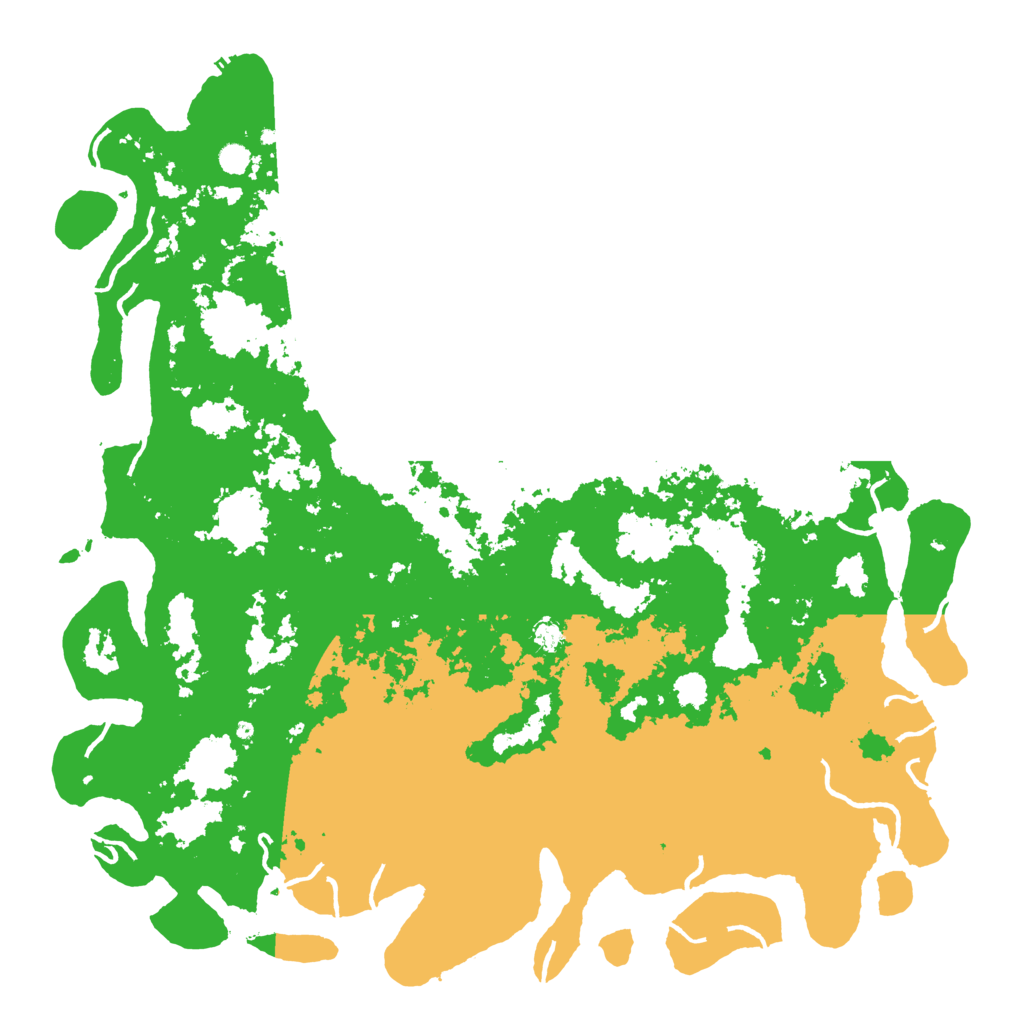 Biome Rust Map: Procedural Map, Size: 6000, Seed: 116131