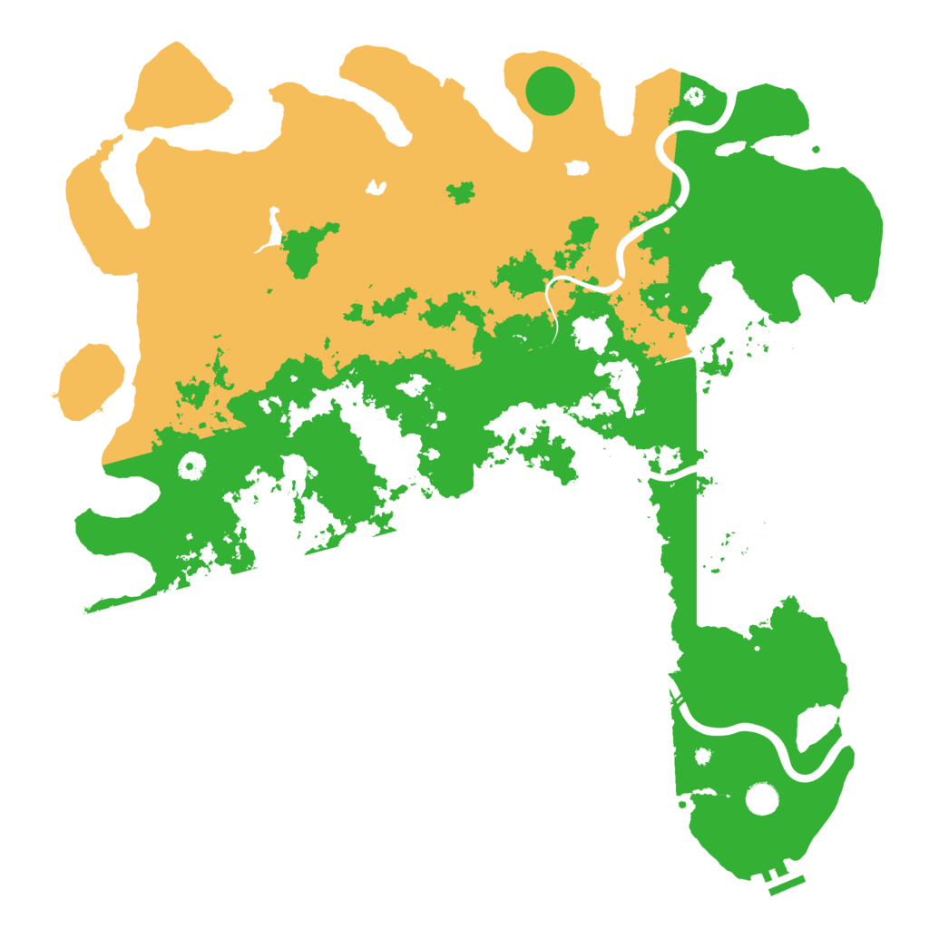 Biome Rust Map: Procedural Map, Size: 5000, Seed: 1045620076