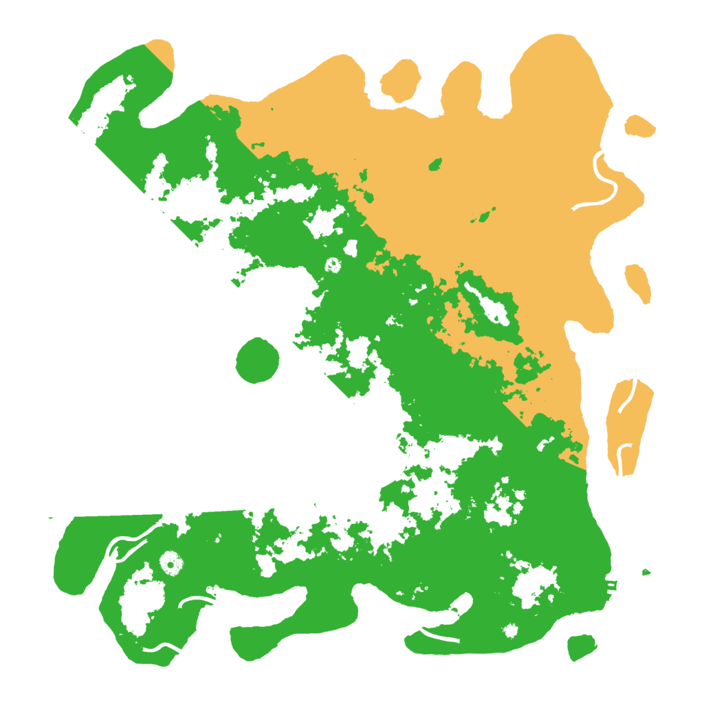 Biome Rust Map: Procedural Map, Size: 4500, Seed: 2293114