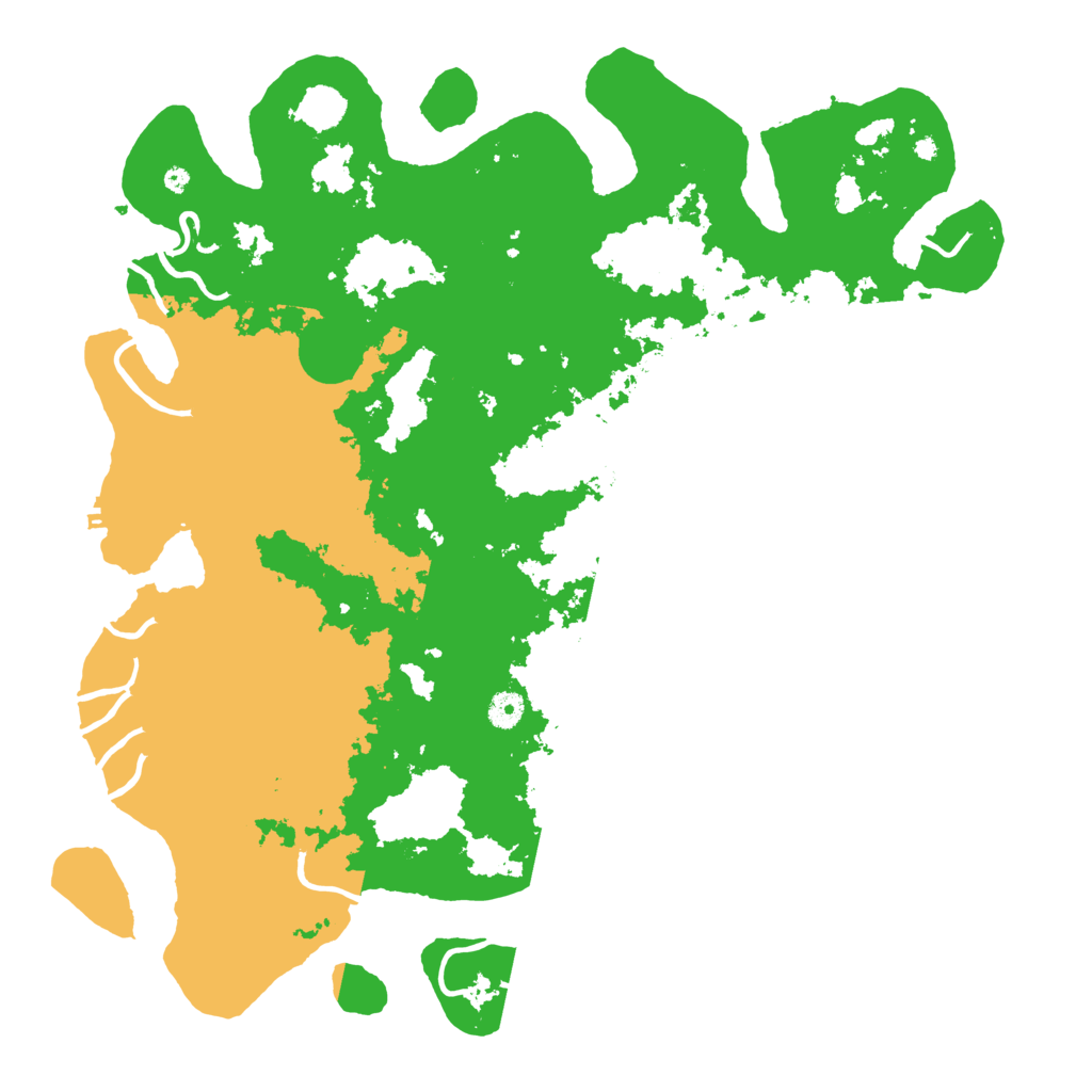 Biome Rust Map: Procedural Map, Size: 4500, Seed: 2421004