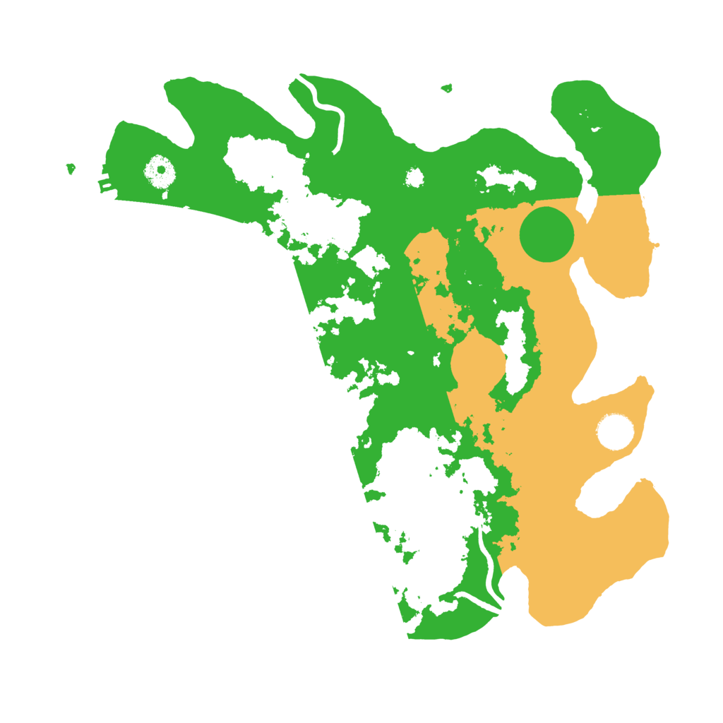 Biome Rust Map: Procedural Map, Size: 3500, Seed: 69857358