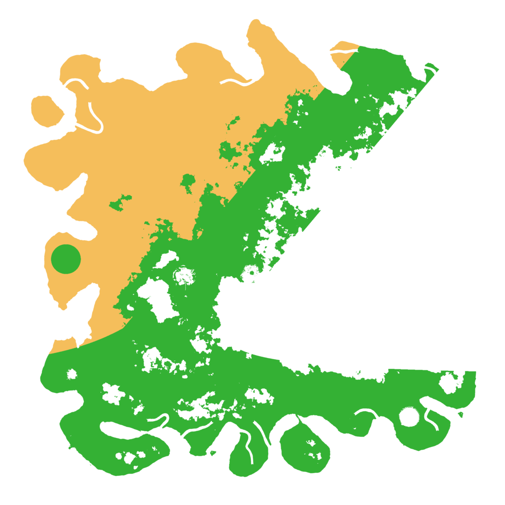 Biome Rust Map: Procedural Map, Size: 4500, Seed: 3981540