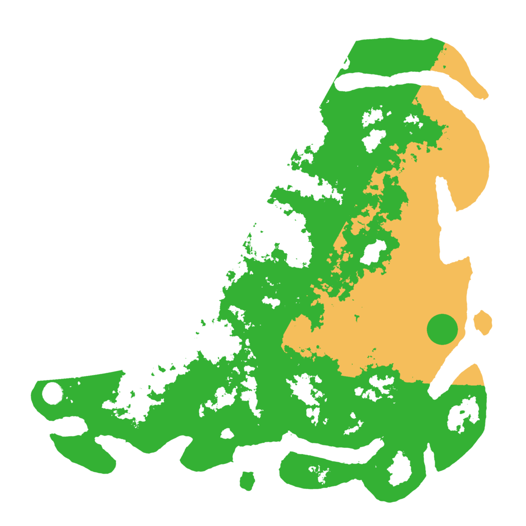 Biome Rust Map: Barren, Size: 4500, Seed: 1399507