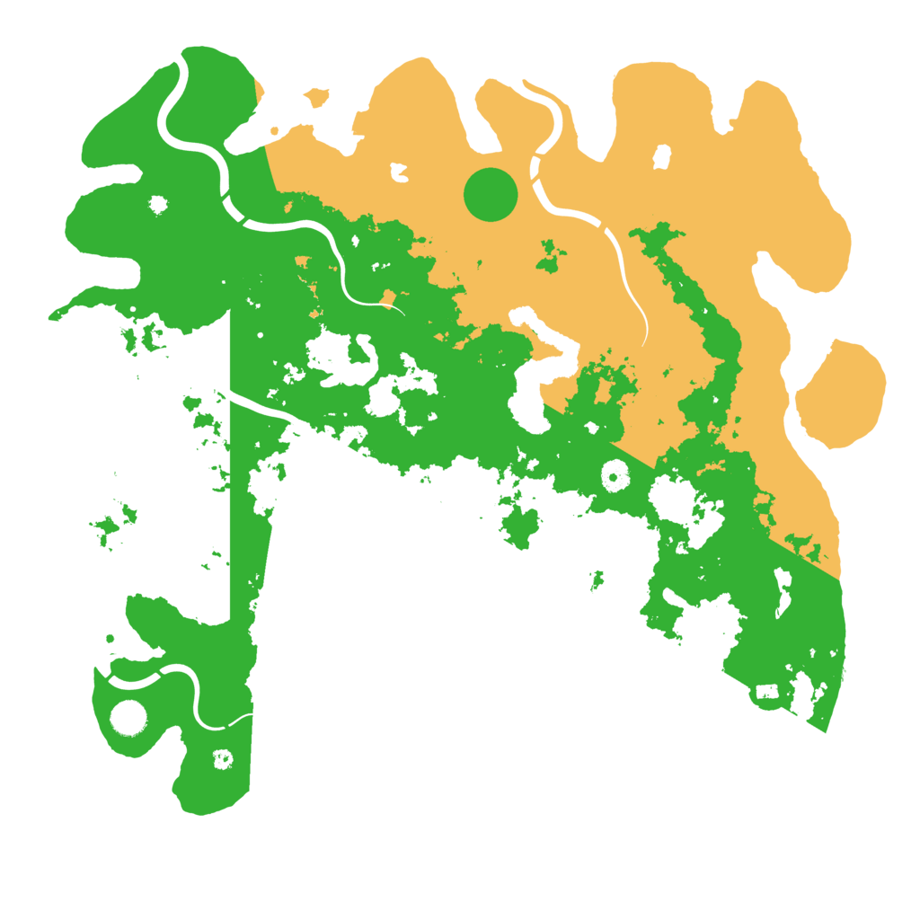 Biome Rust Map: Procedural Map, Size: 4500, Seed: 881705