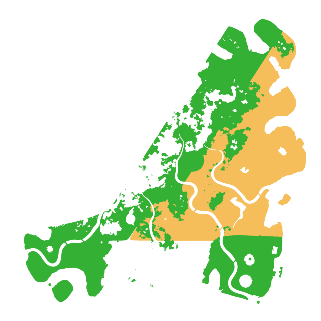 Biome Rust Map: Procedural Map, Size: 4500, Seed: 5250257