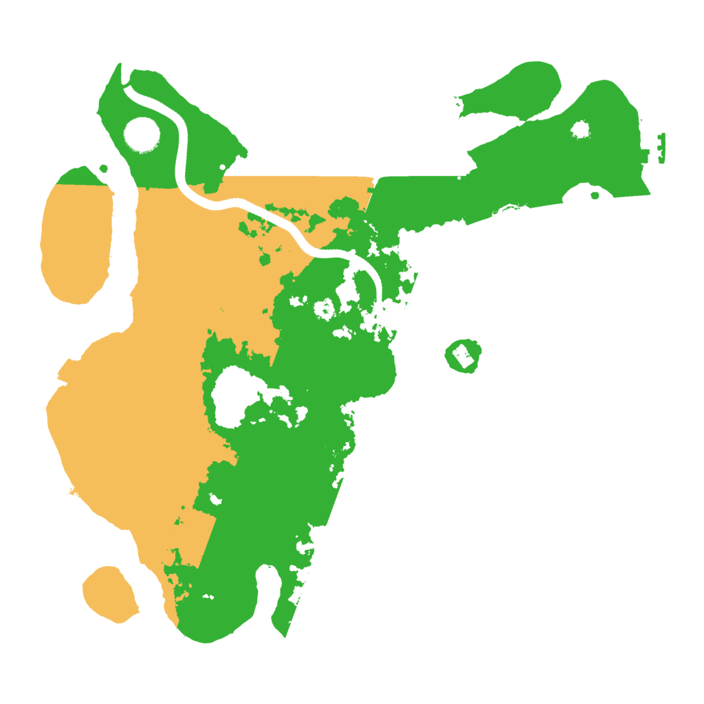 Biome Rust Map: Procedural Map, Size: 3500, Seed: 388667279