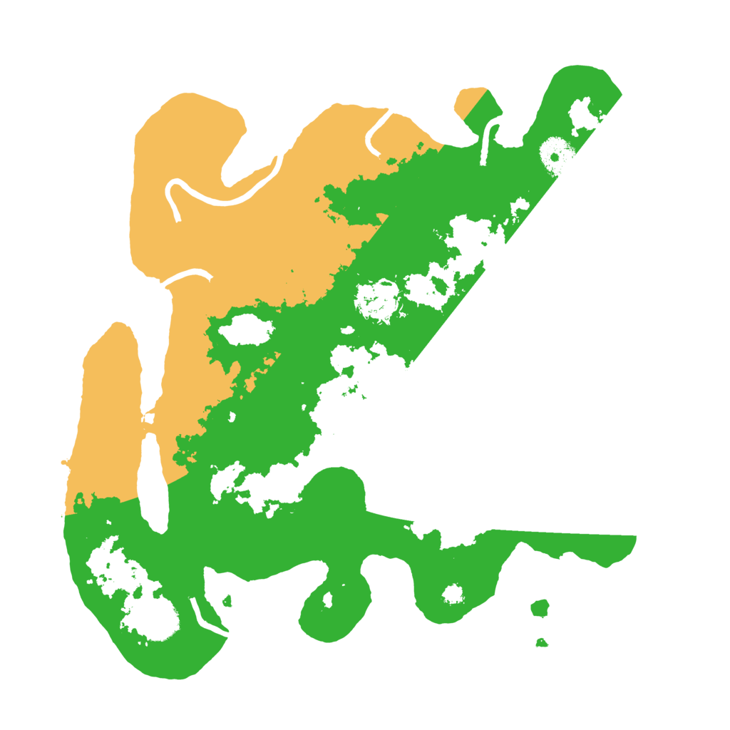 Biome Rust Map: Procedural Map, Size: 3250, Seed: 2438419