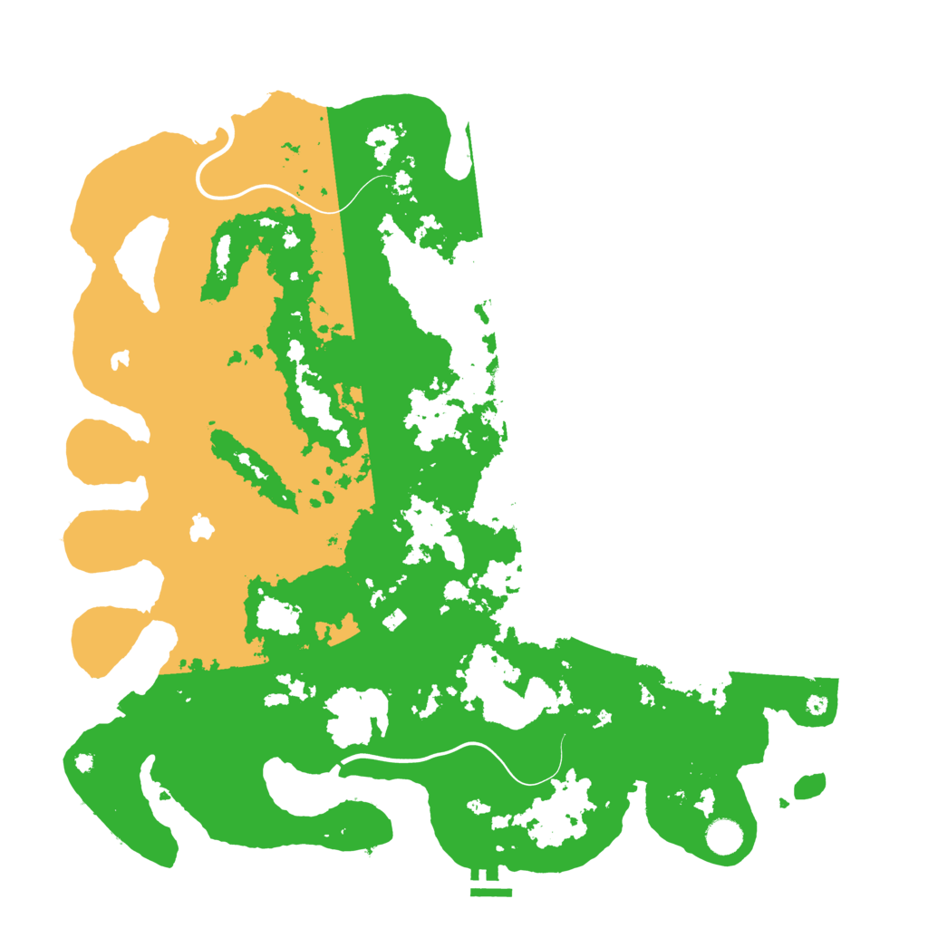 Biome Rust Map: Procedural Map, Size: 4500, Seed: 6359287