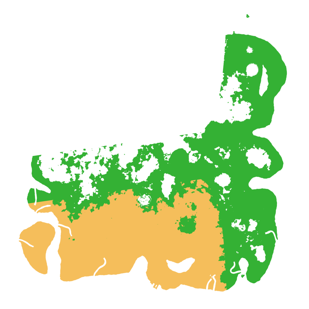 Biome Rust Map: Procedural Map, Size: 4500, Seed: 5558691