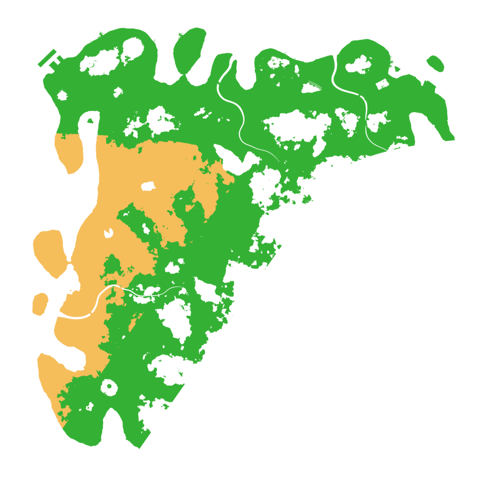 Biome Rust Map: Procedural Map, Size: 4500, Seed: 3033628
