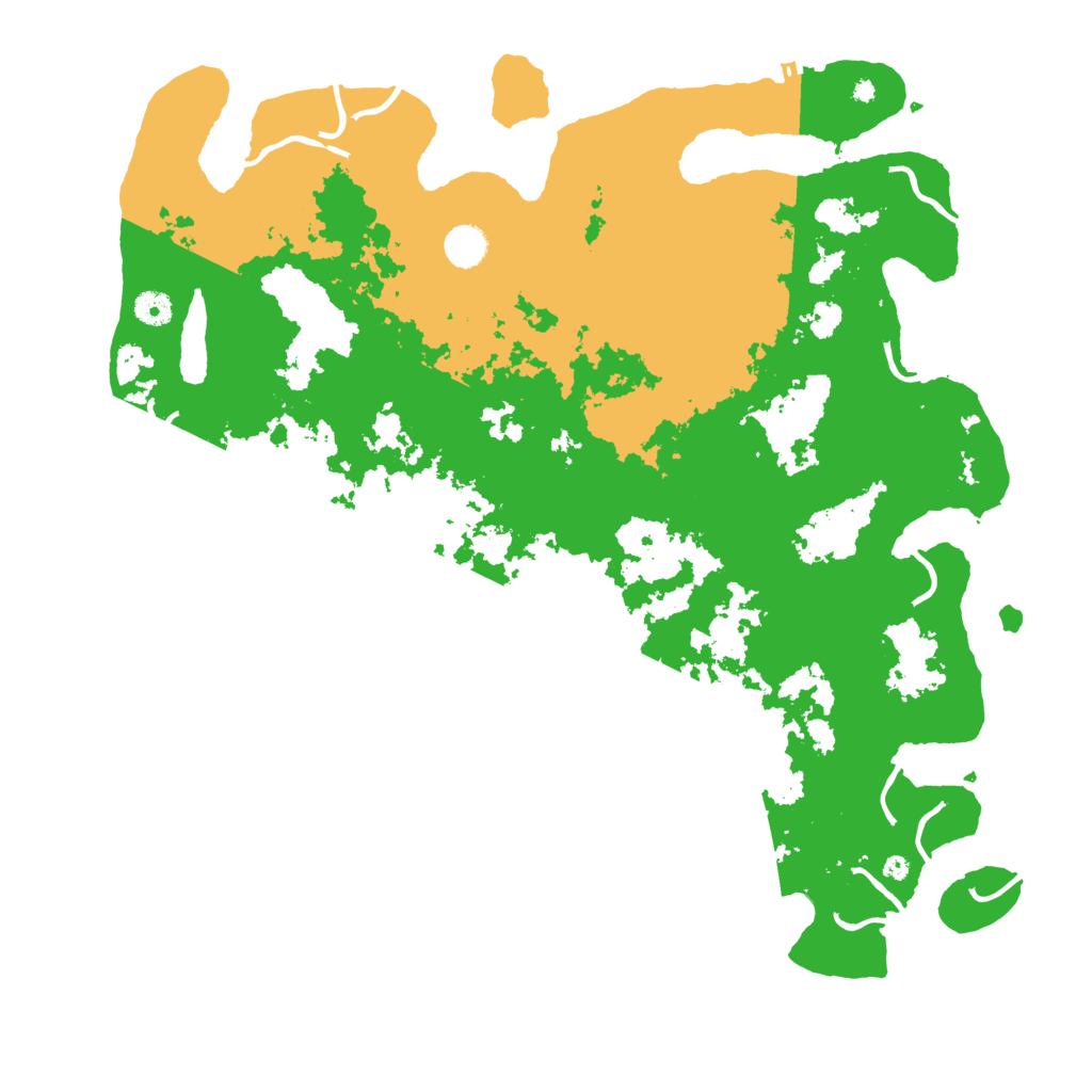 Biome Rust Map: Procedural Map, Size: 4500, Seed: 100965
