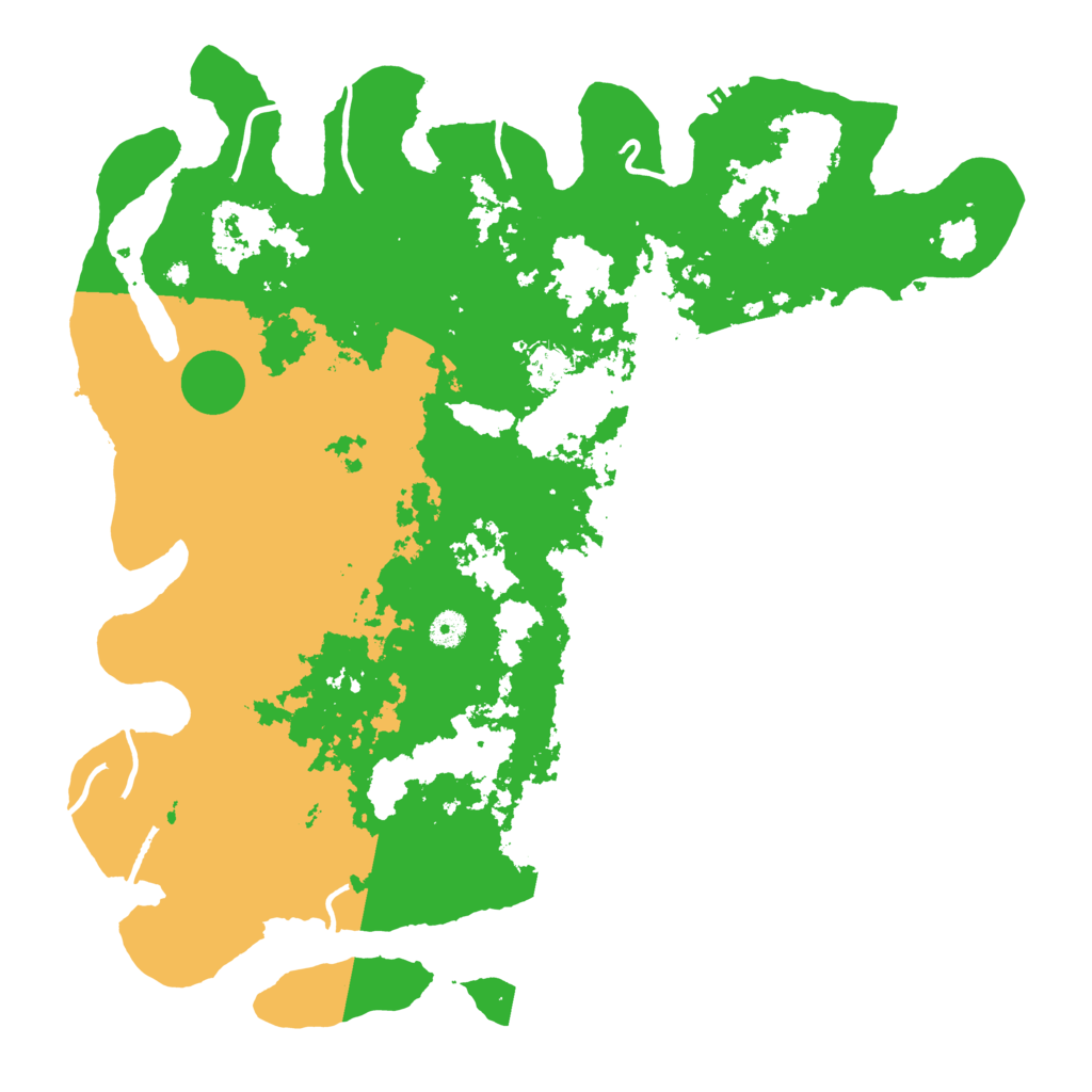 Biome Rust Map: Procedural Map, Size: 4500, Seed: 5116410