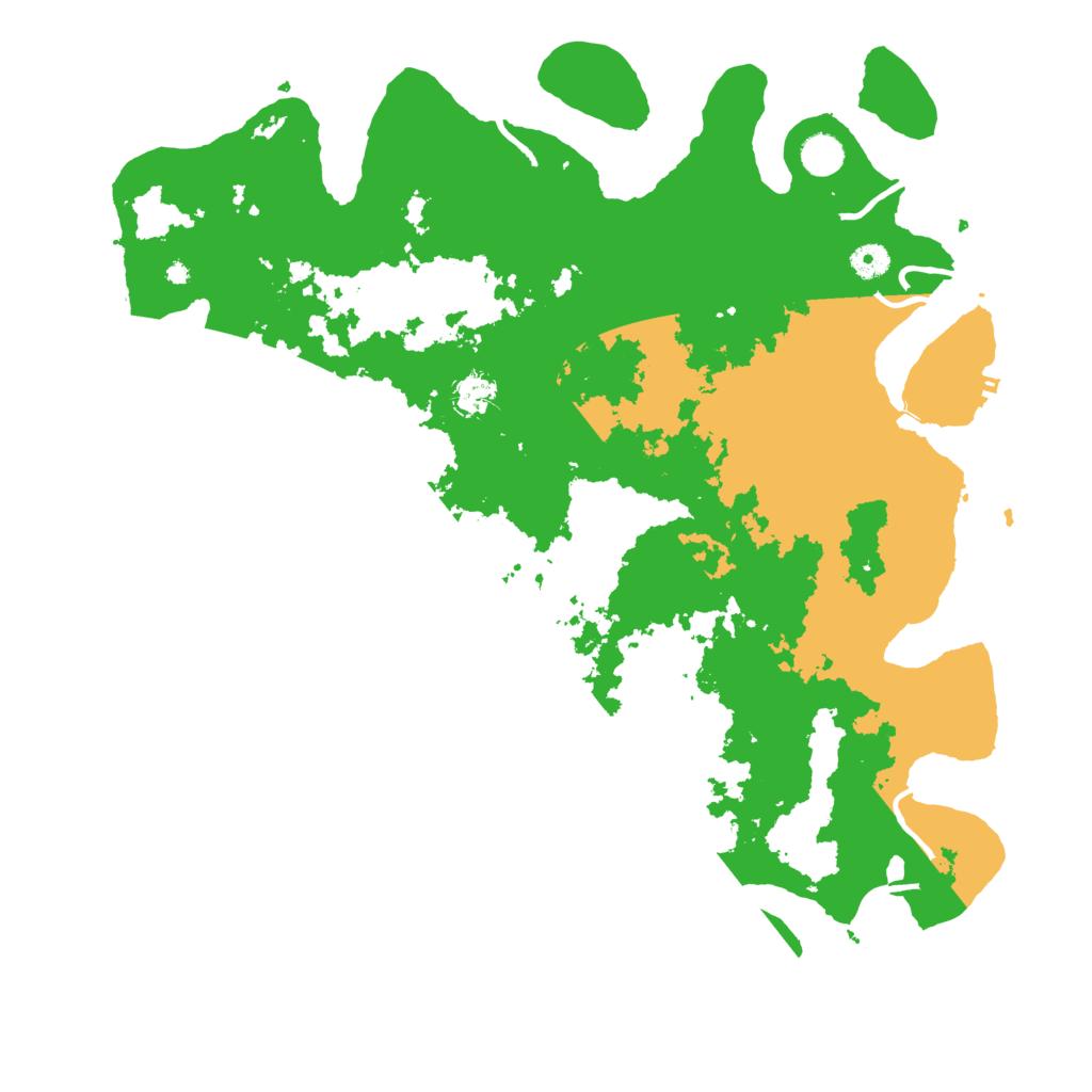 Biome Rust Map: Procedural Map, Size: 4500, Seed: 4851151