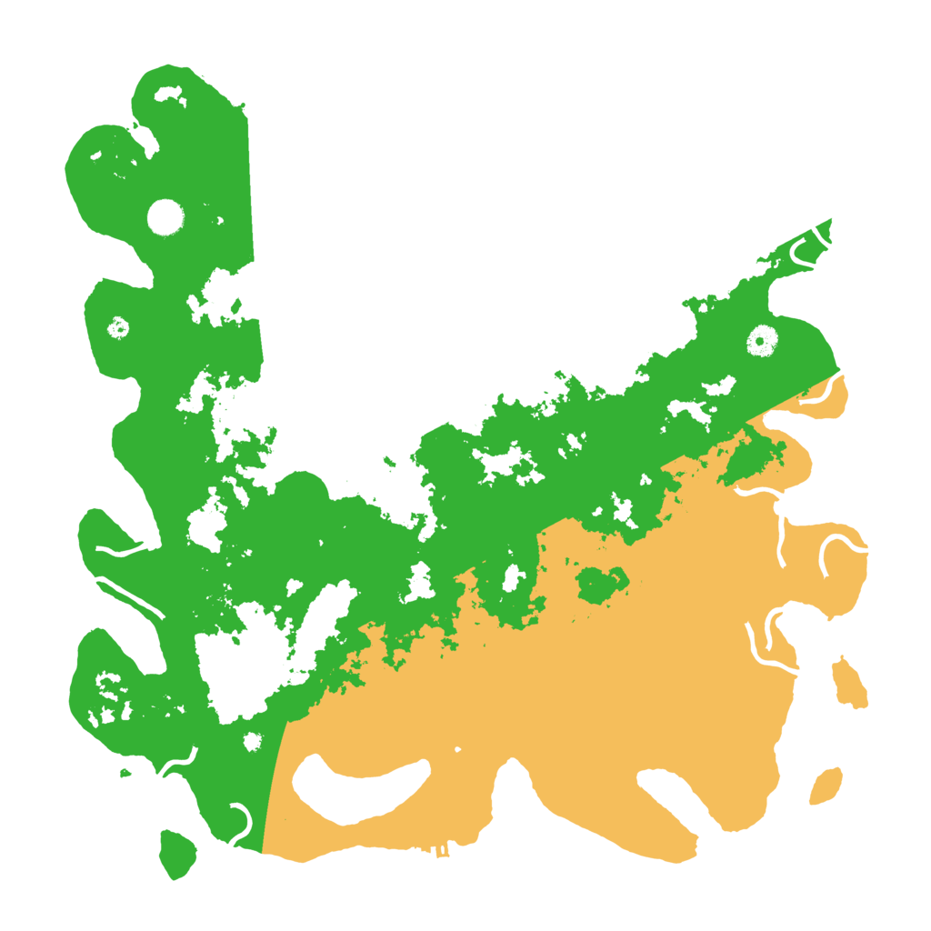 Biome Rust Map: Procedural Map, Size: 4500, Seed: 394916