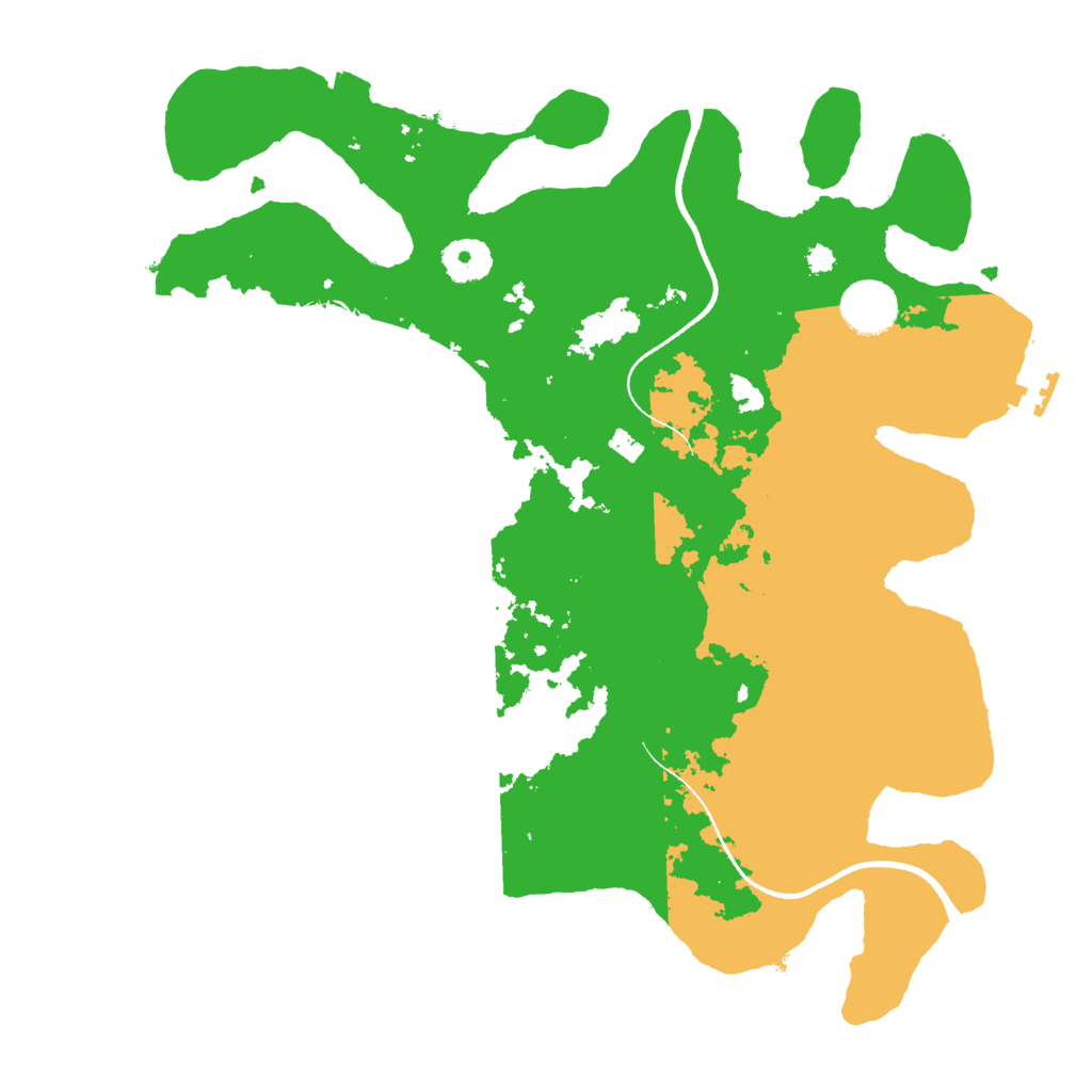 Biome Rust Map: Procedural Map, Size: 3500, Seed: 17795371