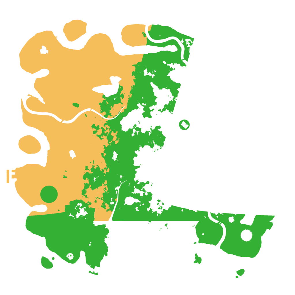 Biome Rust Map: Procedural Map, Size: 4500, Seed: 6395601