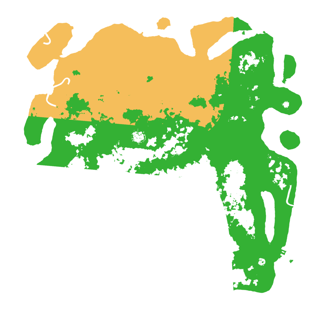 Biome Rust Map: Procedural Map, Size: 4500, Seed: 3525773