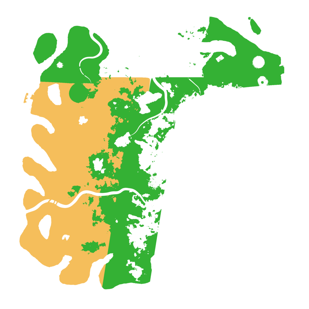 Biome Rust Map: Procedural Map, Size: 4500, Seed: 4897182