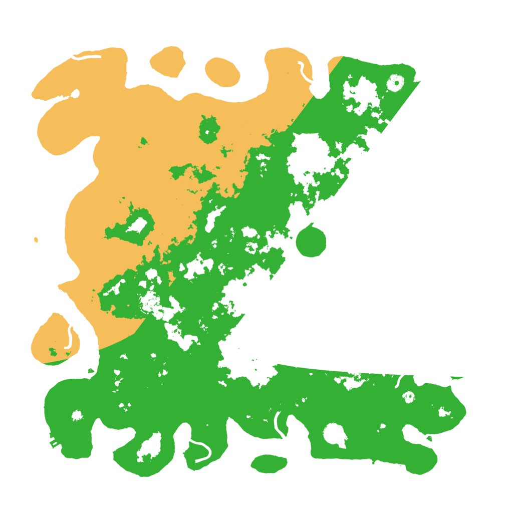 Biome Rust Map: Procedural Map, Size: 4500, Seed: 1538202