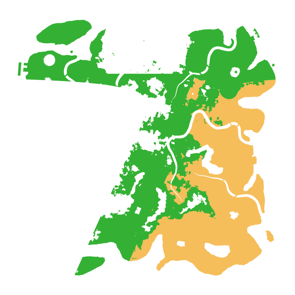 Biome Rust Map: Procedural Map, Size: 4500, Seed: 4679892