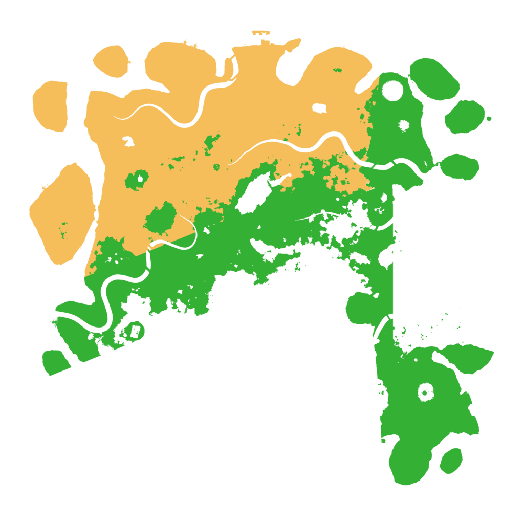 Biome Rust Map: Procedural Map, Size: 4500, Seed: 3828870