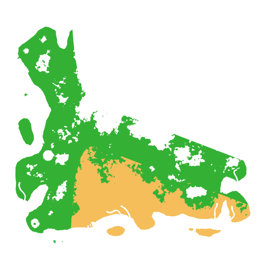 Biome Rust Map: Procedural Map, Size: 4500, Seed: 3768585