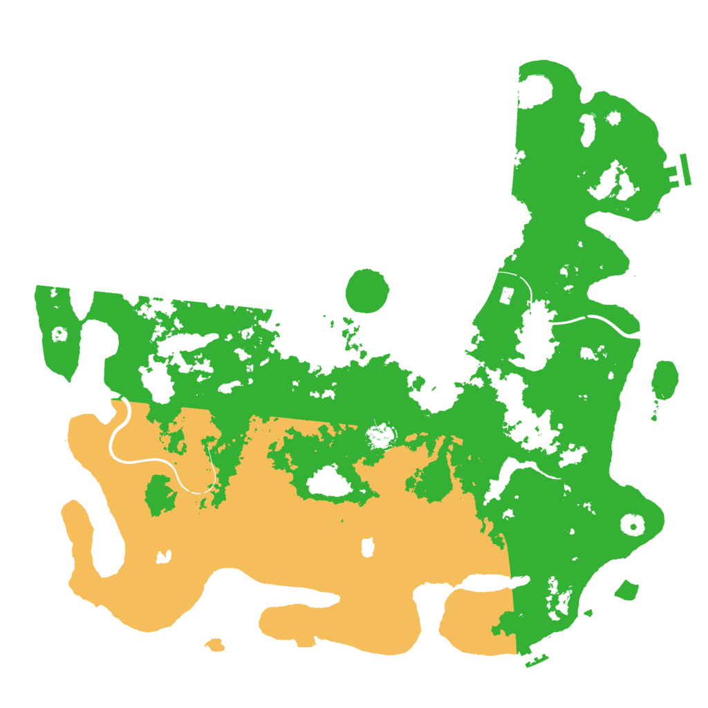 Biome Rust Map: Procedural Map, Size: 4500, Seed: 238986