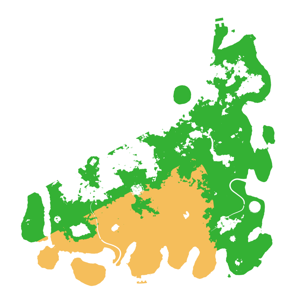 Biome Rust Map: Procedural Map, Size: 4500, Seed: 2631341