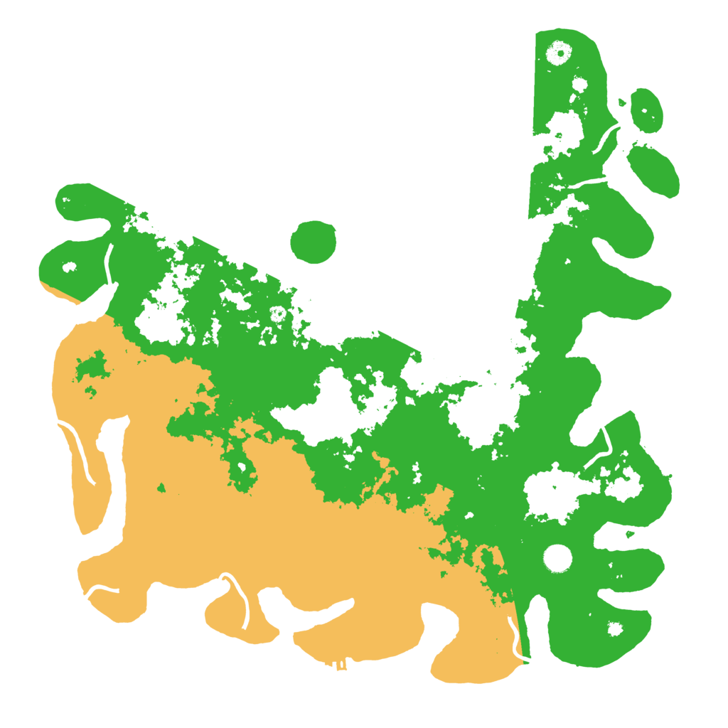 Biome Rust Map: Procedural Map, Size: 4500, Seed: 3573661