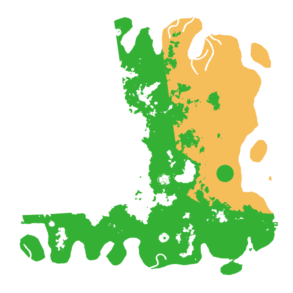 Biome Rust Map: Procedural Map, Size: 4500, Seed: 4548546