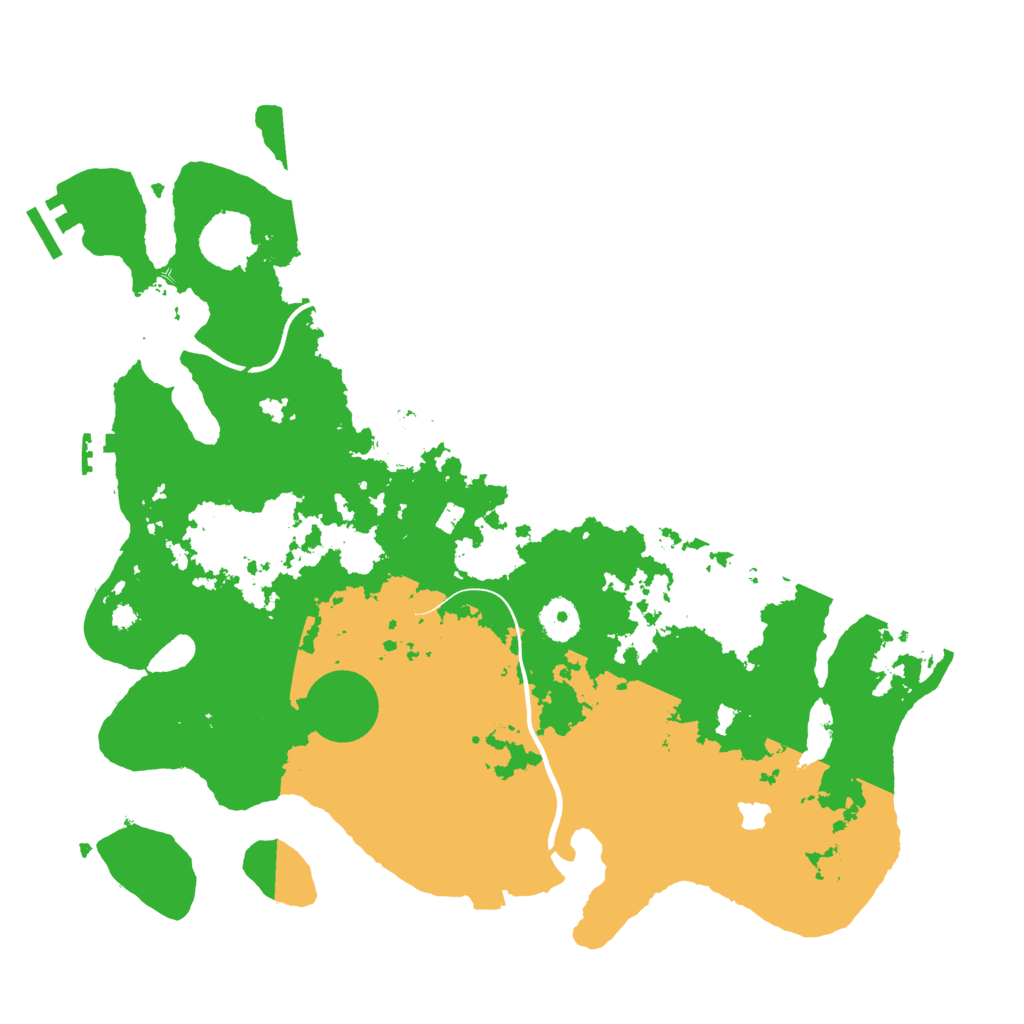 Biome Rust Map: Procedural Map, Size: 3750, Seed: 3953091