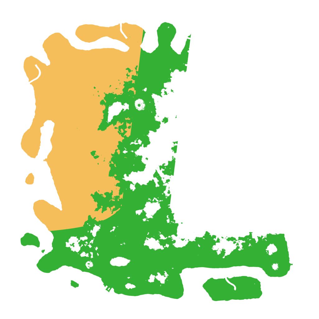 Biome Rust Map: Procedural Map, Size: 4500, Seed: 93